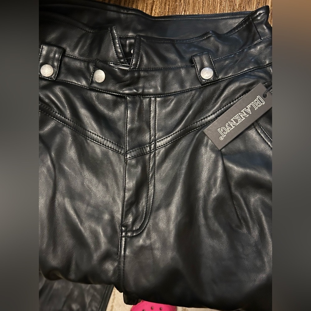 BlankNYC Leather pants nwt sz 29 - Picture 1 of 14